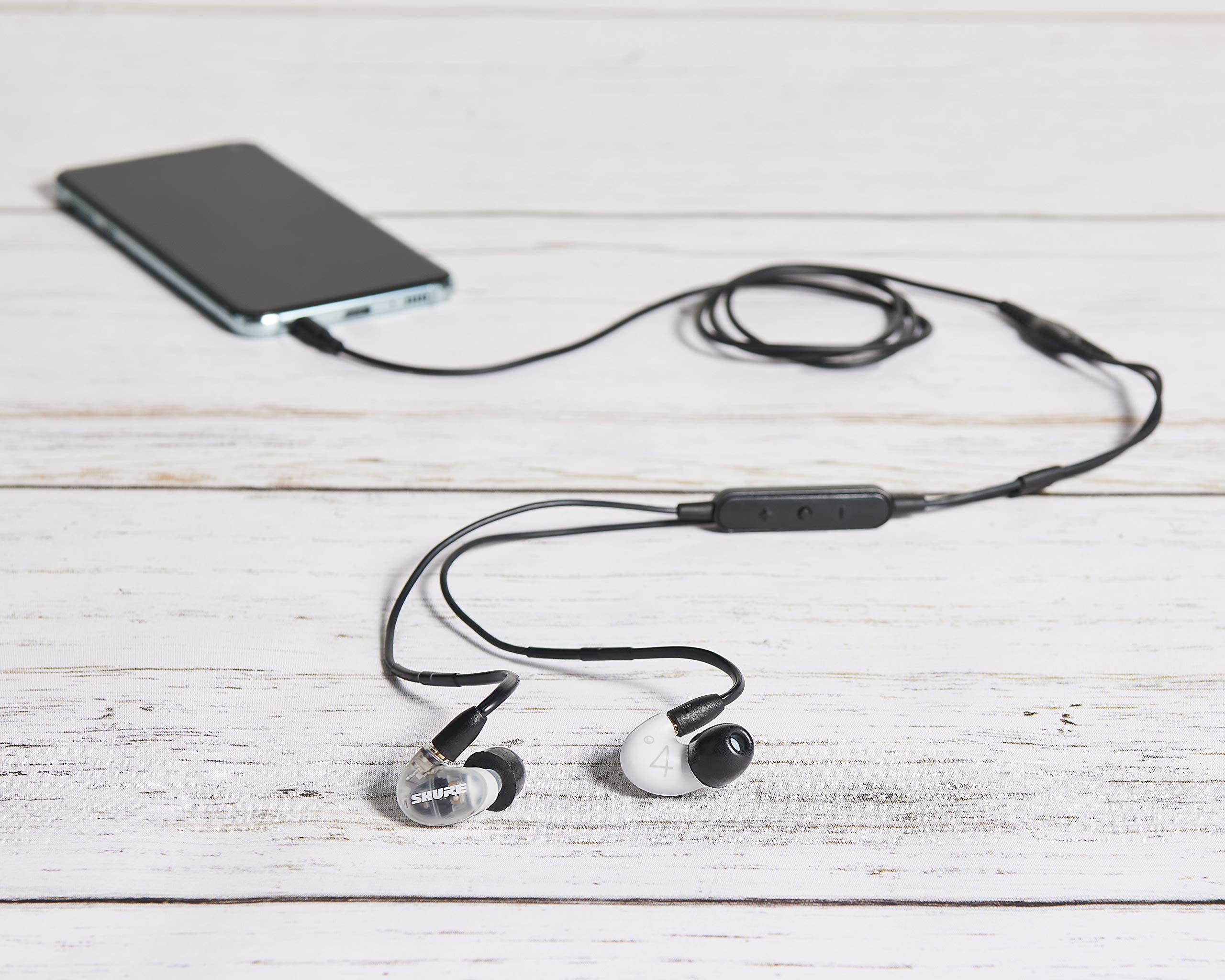 Amazon | SHURE シュア AONIC 4 イヤホン SE42HYW+UNI-A ホワイト