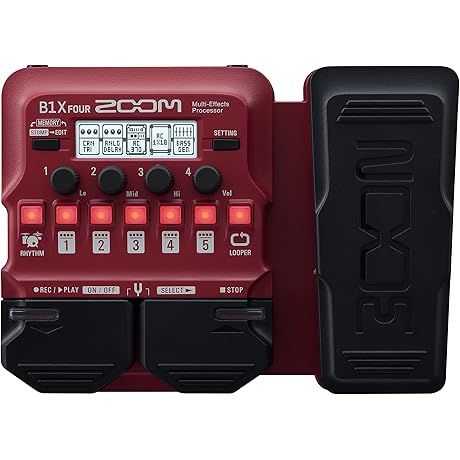 Zoom B1X FOUR Bass Pedal - Elevate Your Bass Performance