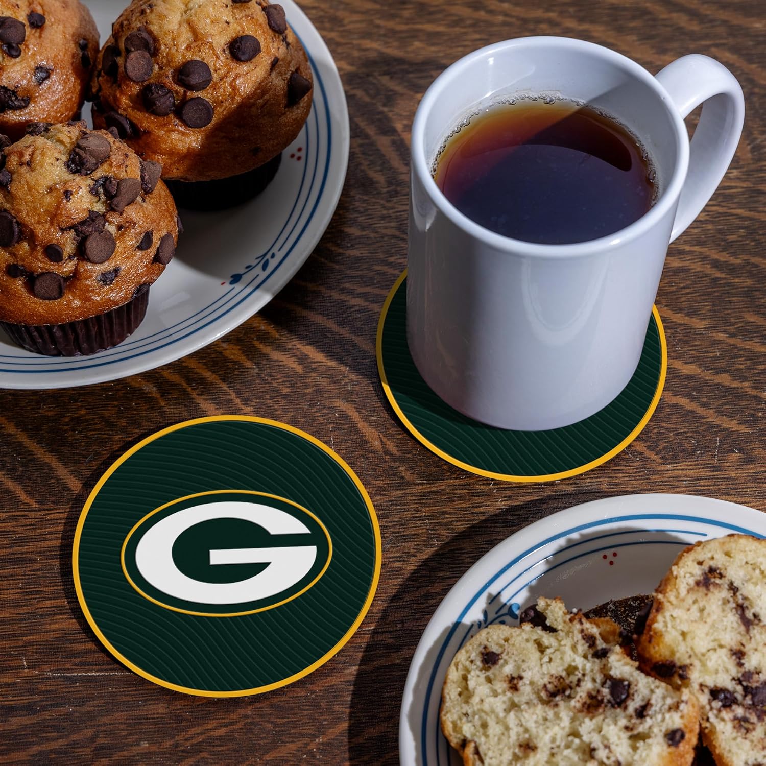 Rico Industries NFL Football Classic Favorites: PVC Coaster Set (4-Pack) - Image 3