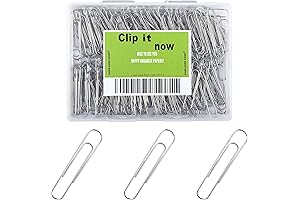 Jumbo Paper Clips: Essential Office Supply for Stacking, Binding, and Organizing Documents