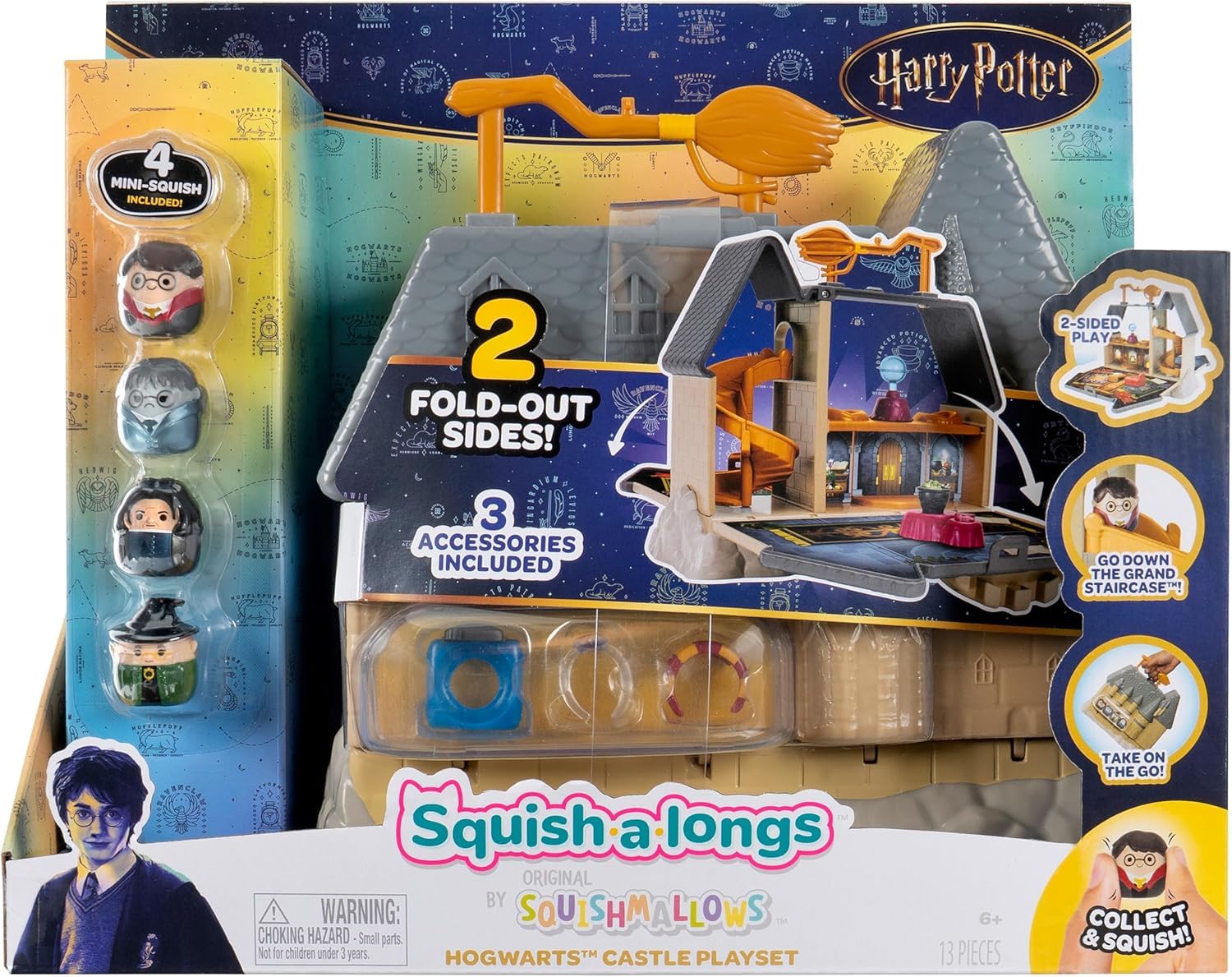 Squish-a-longs Zestaw do zabawy "Harry Potter" Zamek Hogwart