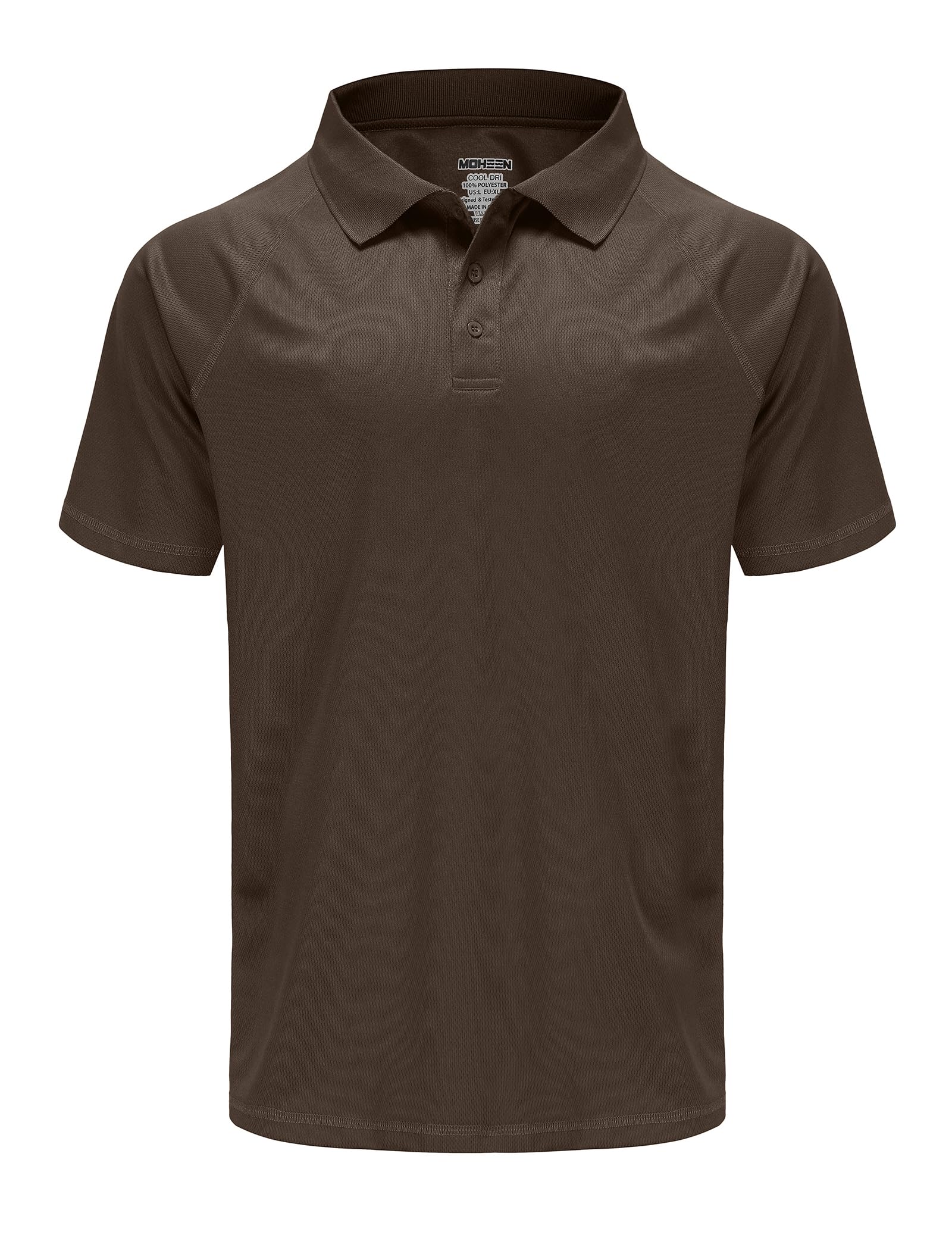 Men's Golf Shirts Short Sleeve Moisture Wicking Polo T-Shirts Athletic Quick Dry Fit Performance Collared UPF 50+