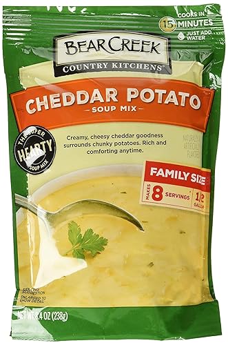 Bear Creek Mezcla de sopa de papa cheddar, 11.5 onzas (paquete de 6)