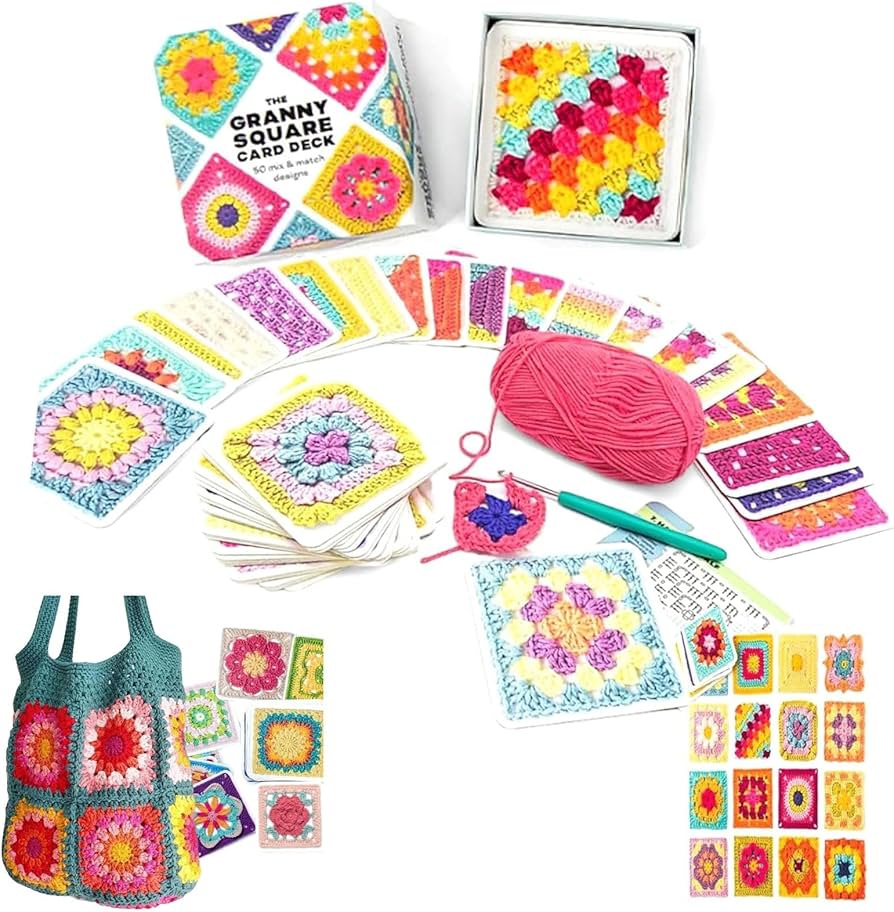 Amazon.co.jp: YILCER グラニースクエアカードデッキ、50種類の