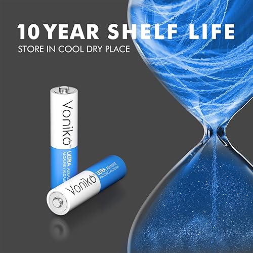 Miniatura 5 de Voniko - Batería alcalina Premuim - Paquete de 100 pilas AA y 100 pilas AAA - Ultra larga duración