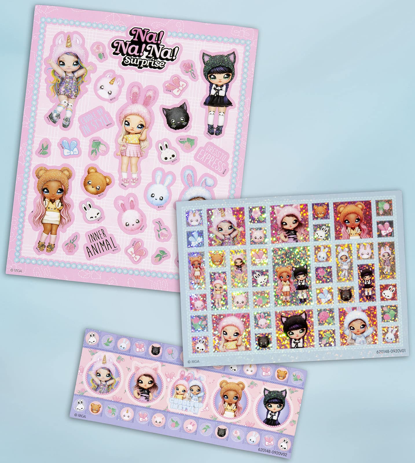 Amazon.com: Na! Na! Na! Surprise 2007585 Stickers, Multi : Toys