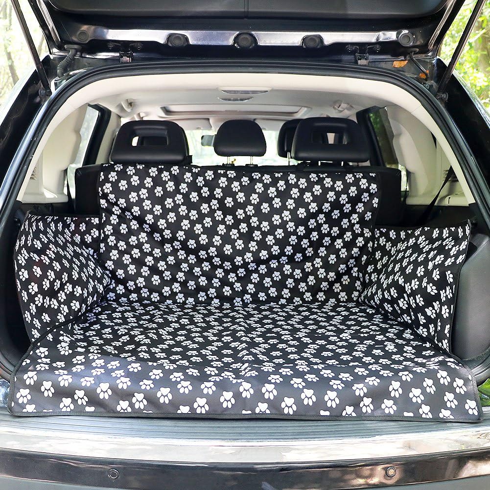 Petbobi Pet Dog Car Seat Cover Cargo Area Cover Non-Slip Durable Washable Car Seat Protector Scratch Proof Waterproof for Cars Trucks…