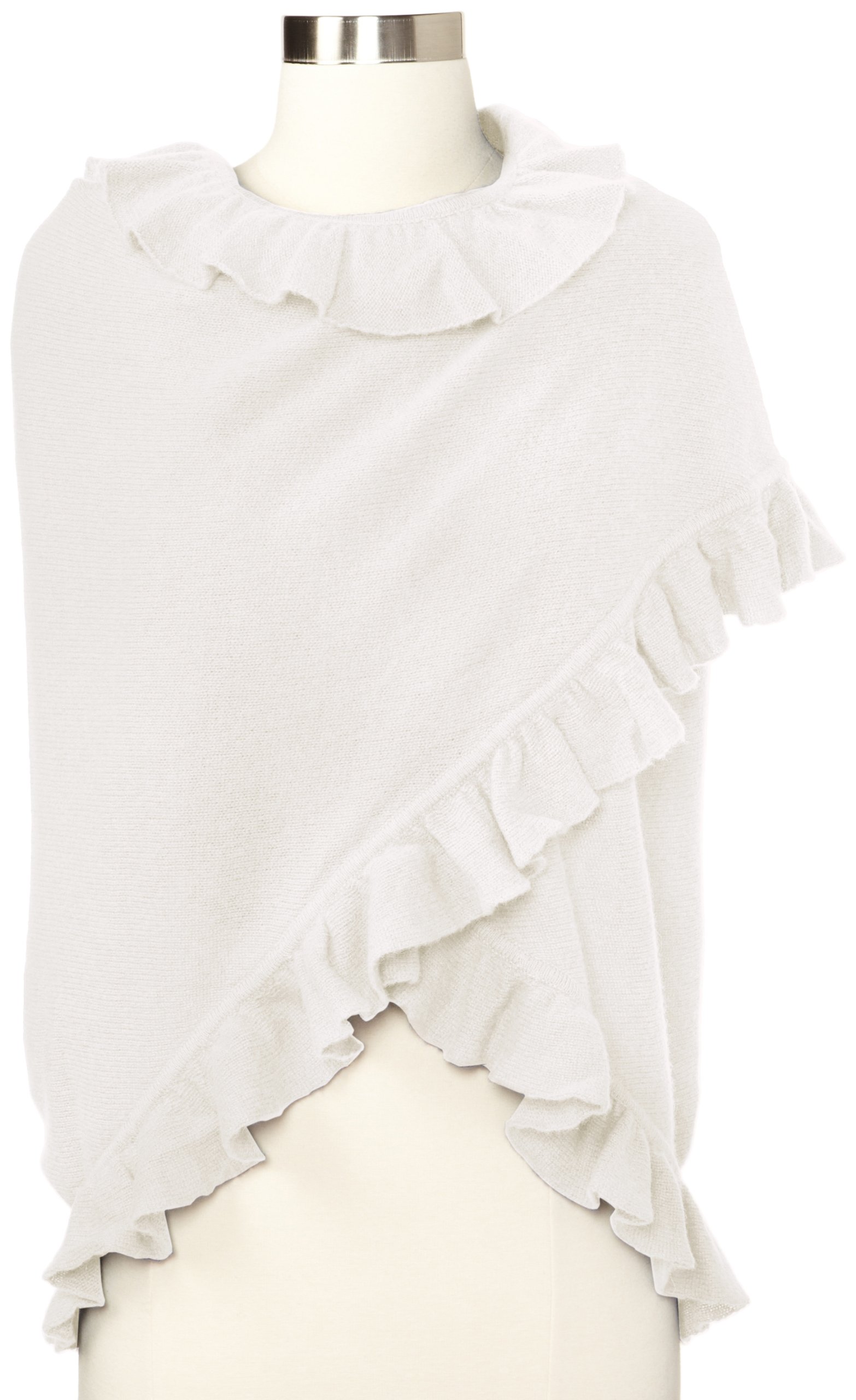 Buy Minnie Rose Women's Cashmere Ruffle 