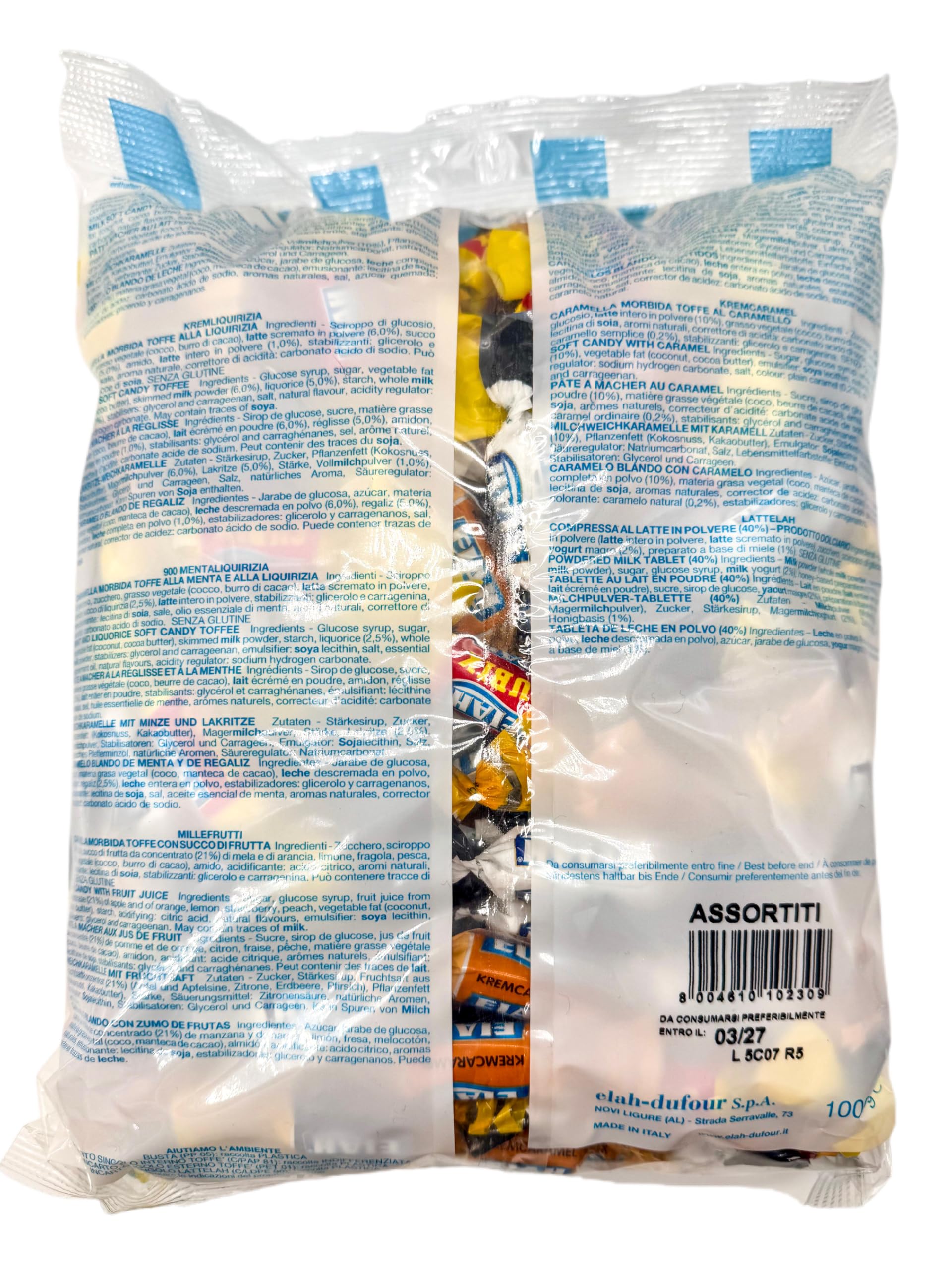 CARAMELLE ELAH TOFFE' ASSORTITE kg 1
