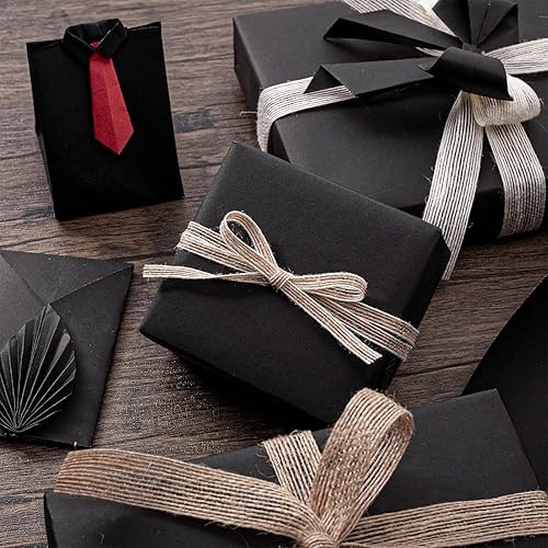 Miniatura 3 de MAYPLUSS Rollo de papel kraft negro  Rollo jumbo  30 pulgadas x 32.8 pies cuadrados (81.8 pies cuadrados) papel reciclable perfecto para envolver