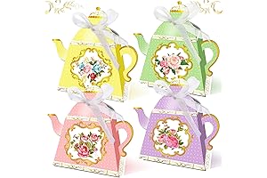 LaVenty 12 count Floral Tea Party Favor Bags