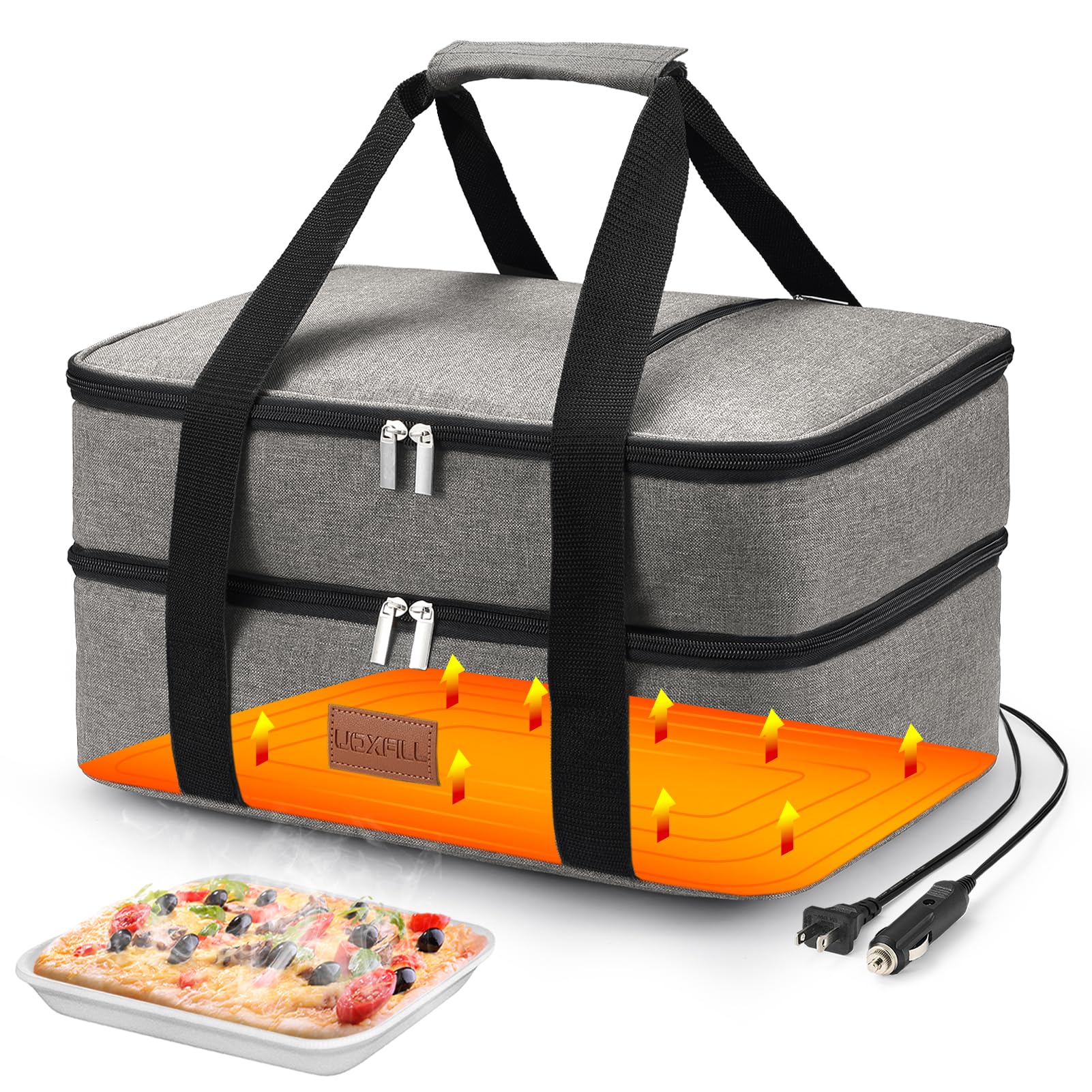 Electric Food Warmer Fit 9"x13"Casserole Carrier-12V/24V Car&amp;110V Home