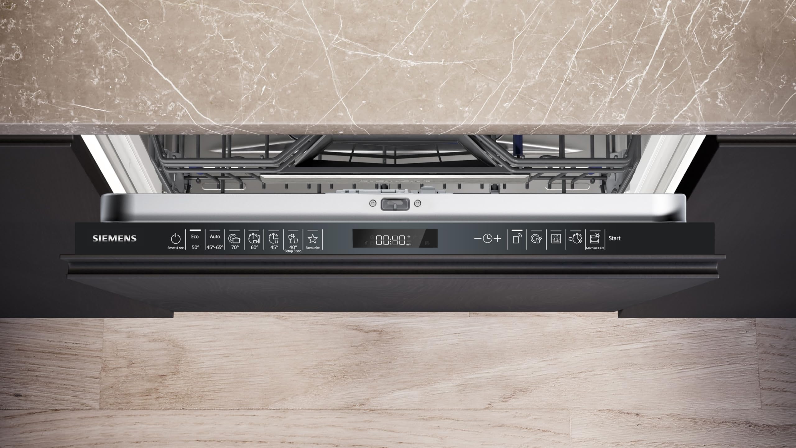 Siemens iQ500 XXL Geschirrspüler 60 cm SX65ZX17CE Vollintegriert smartStart varioSpeed Plus Zeolith-Trocknung Home Connect