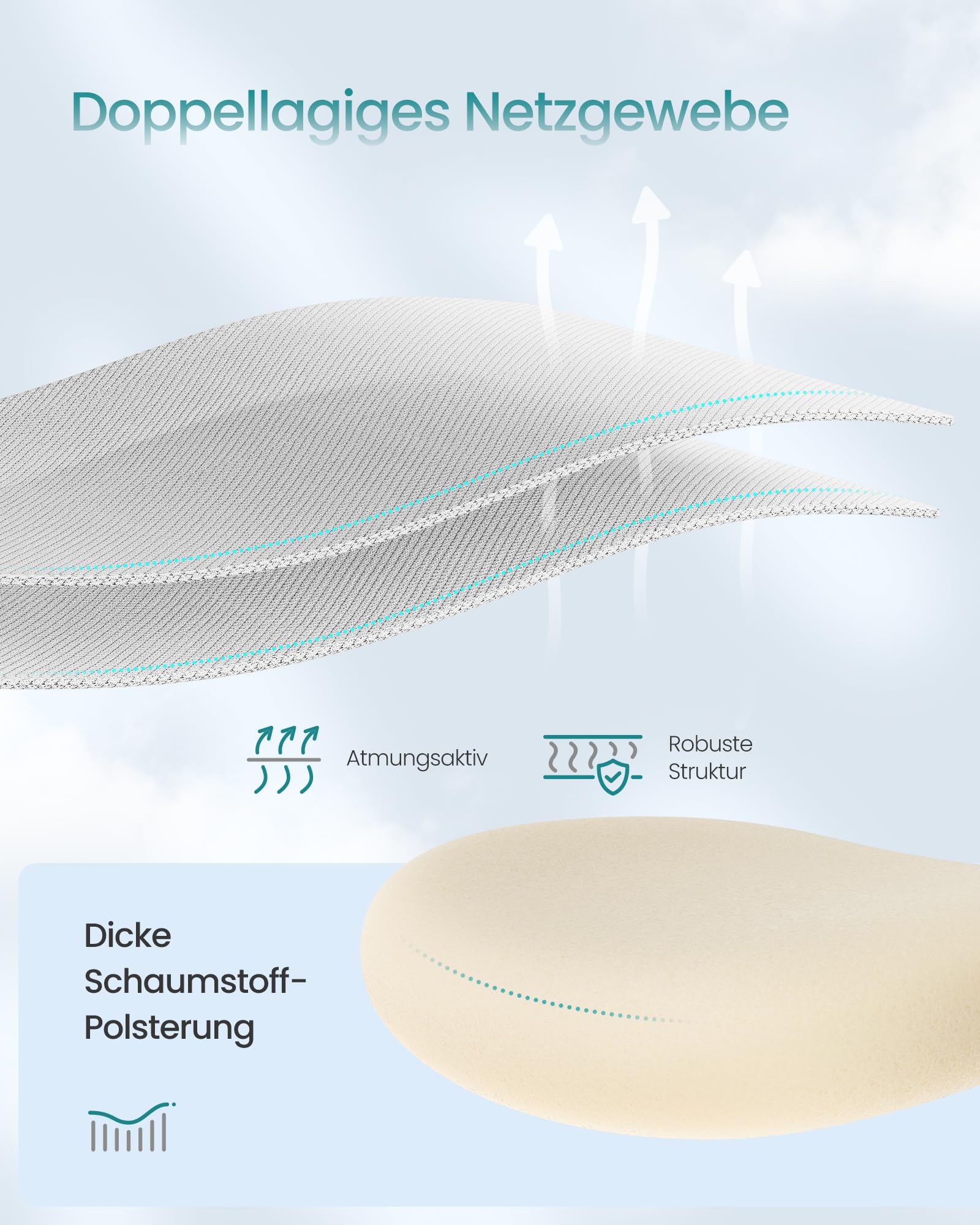 Songmics Bürostuhl ergonomisch – Bild 6