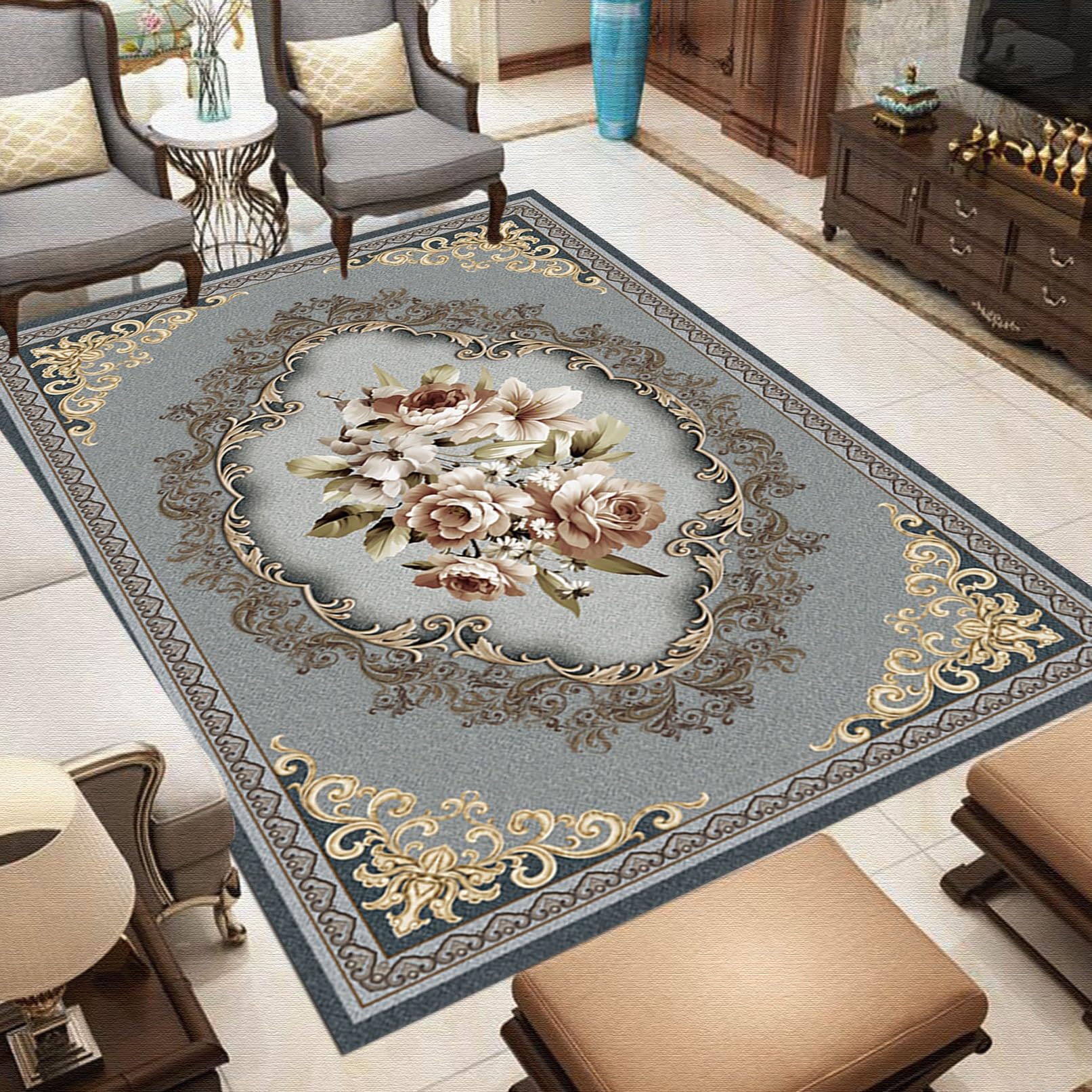 Tapis d'événement super absorbants 50x260cm avec dossier lavable