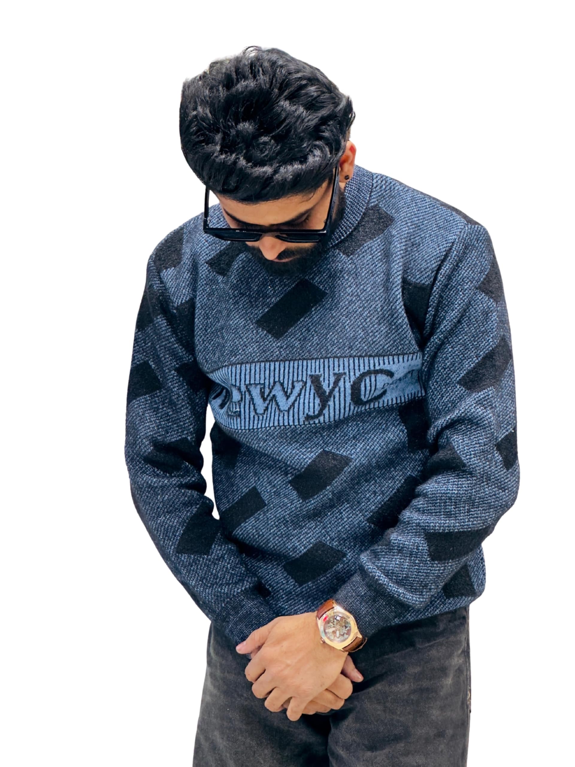 loyesha Men Winter Sweater, Woolen Sweater for Men Winter Wear, Office Winter Wear, Knitted,Thick Cardigan (Packof 1)-picture-20