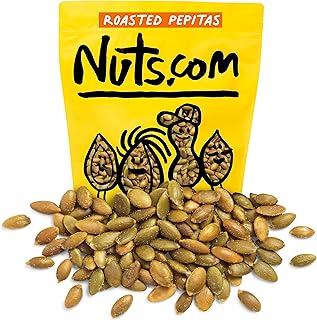 Nuts.com – Roasted Pepitas – 2 Lb Bag, Salted No Shell Pumpkin Seeds, Healthy Snack for Adults & Kids, Rich in Protein, Fiber, Calcium & Potassium – Keto Friendly, Vegan, Gluten-Free & Kosher Pareve