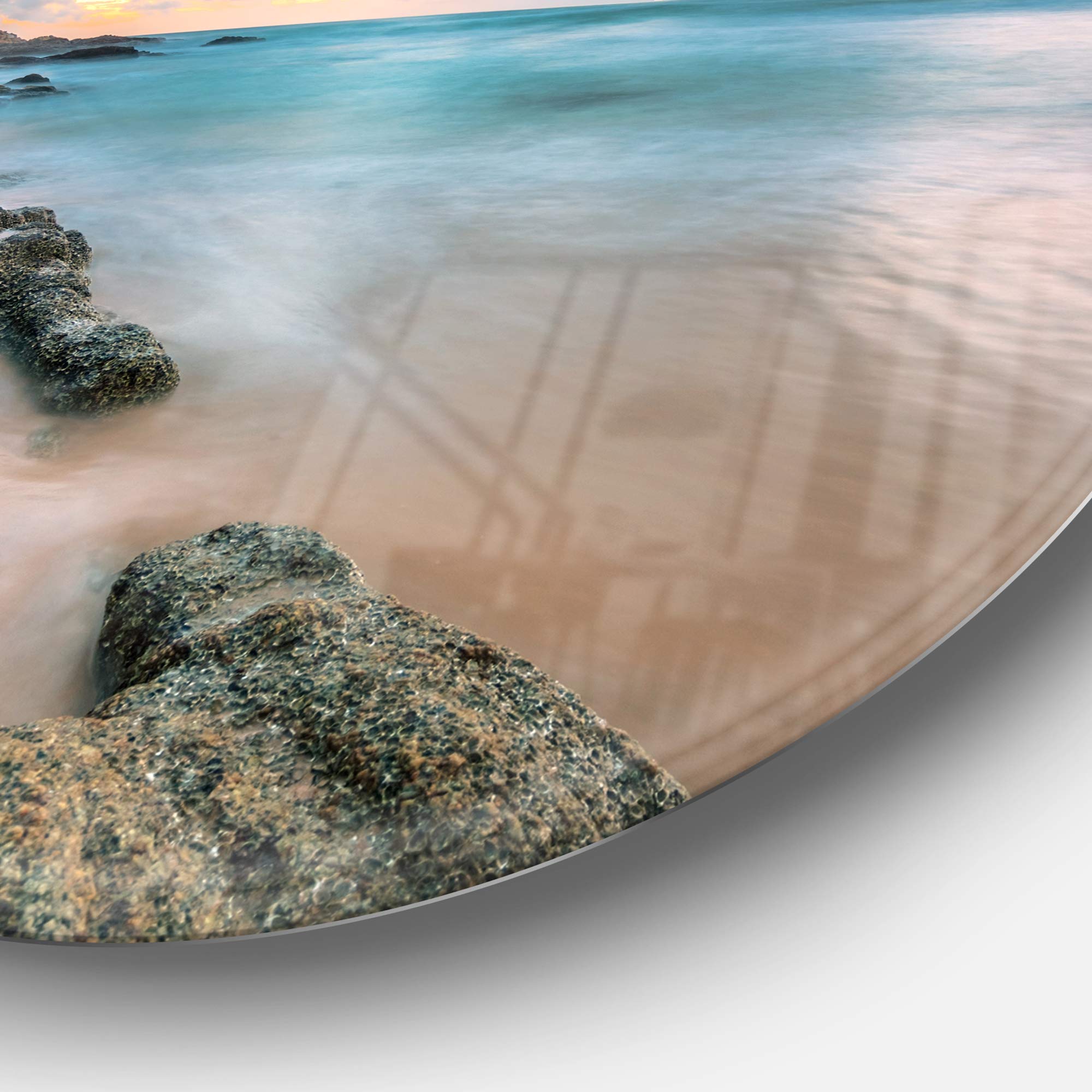 Designart MT10837-C23 MT10837 C23 Gloomy Tropical Sunset Beach