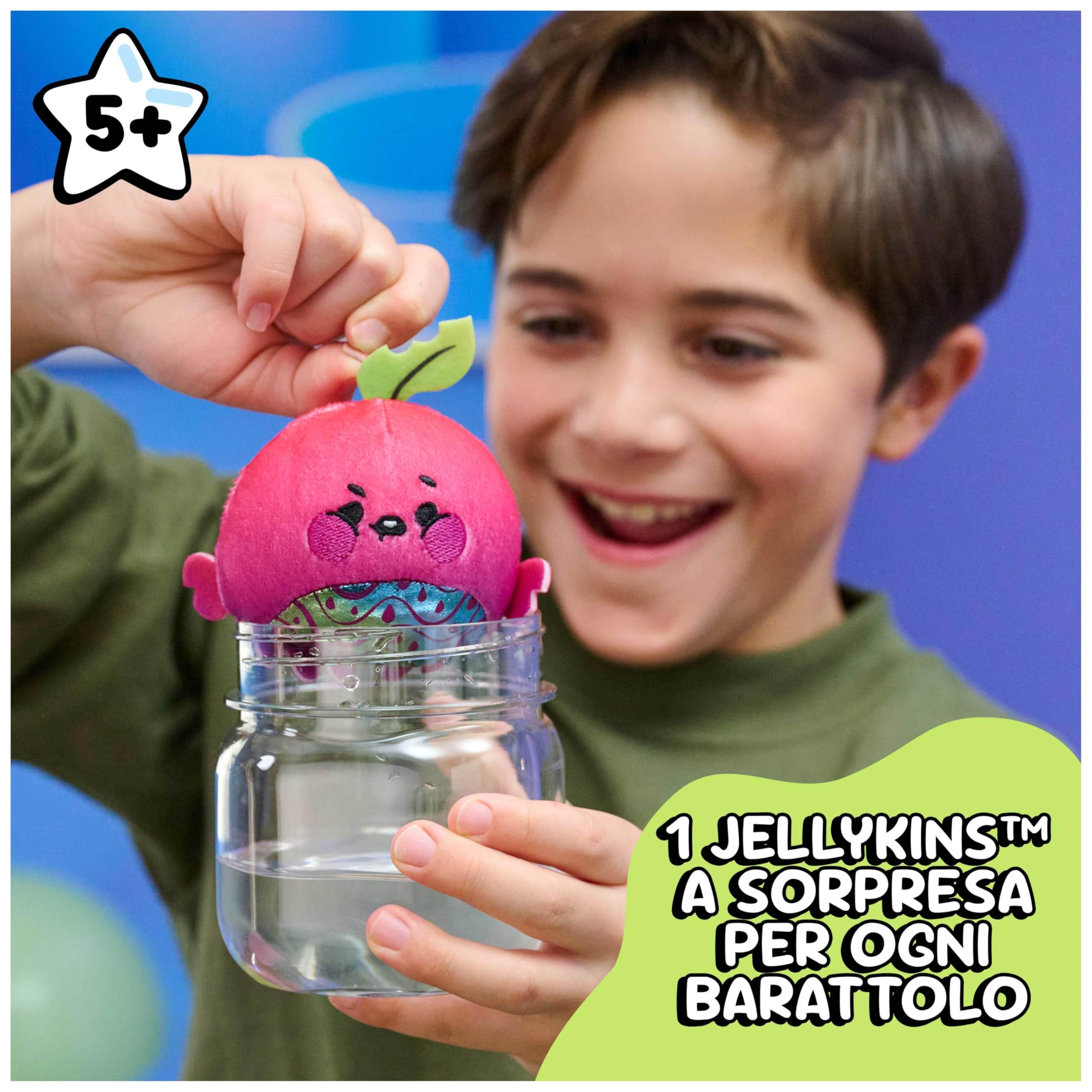Peluche a Sorpresa, Magia con l’Acqua, Peluche Collezionabili per Bambine e Bambini dai 5 Anni in su, Multicolore, 7,6 cm (1 di 20 Modelli Casuali)