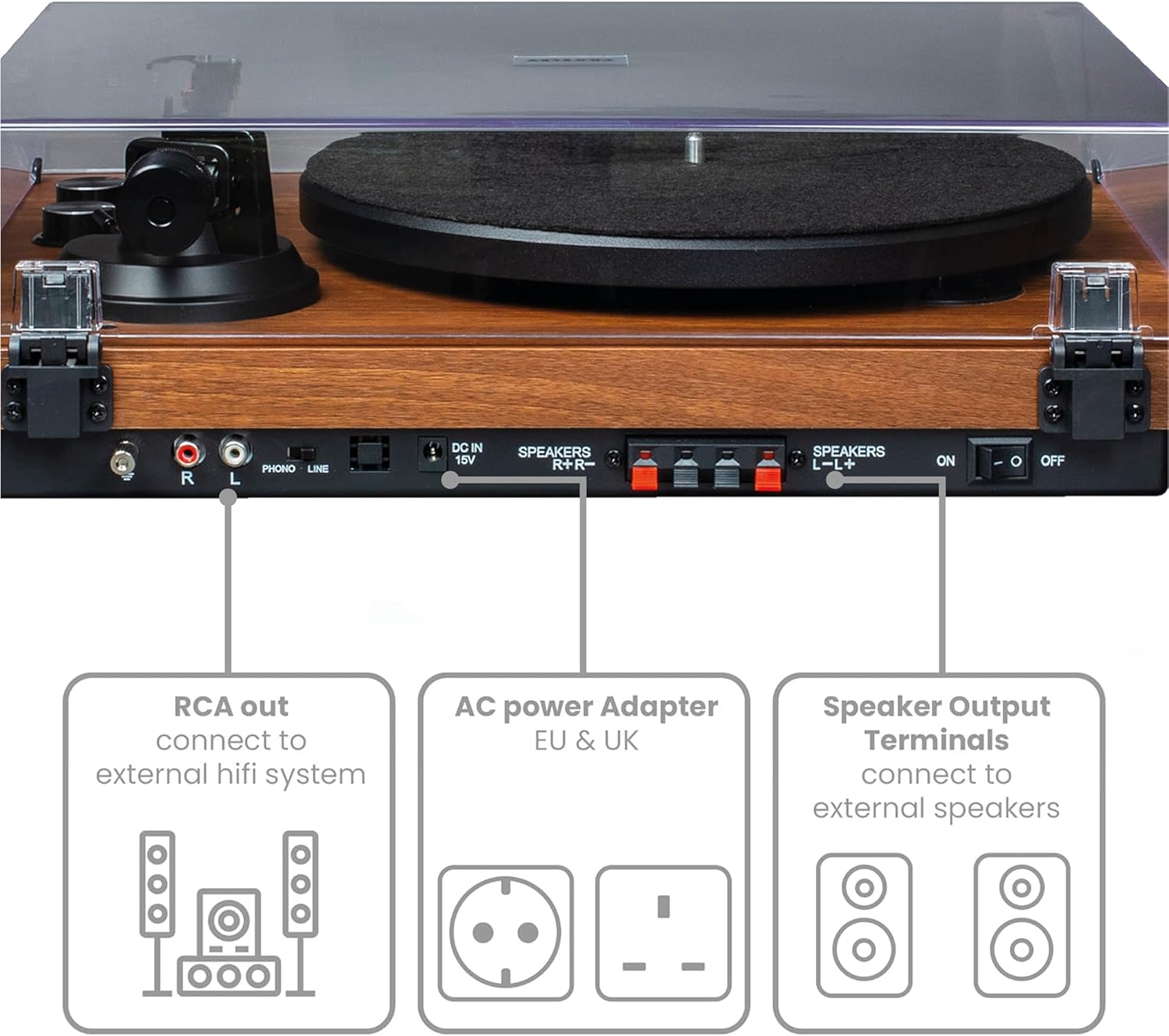 Crosley C62 Shelf System - Walnut