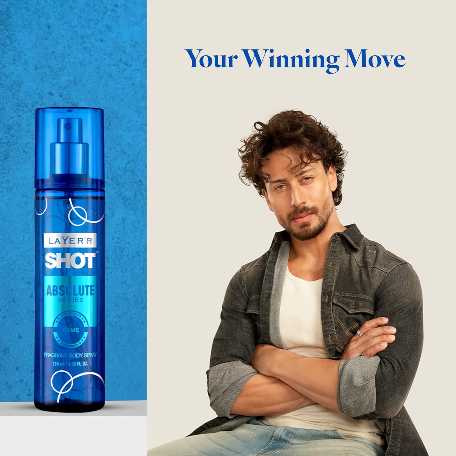 Layer'r Shot Absolute Series Game Body Spray, 135ml