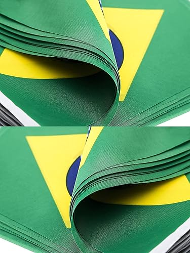 Vista 43 de ZXvZYT Cadena de bandera haitiana de Haití, pequeñas mini banderines de Haití, para gran apertura, eventos deportivos nacionales, decoraciones