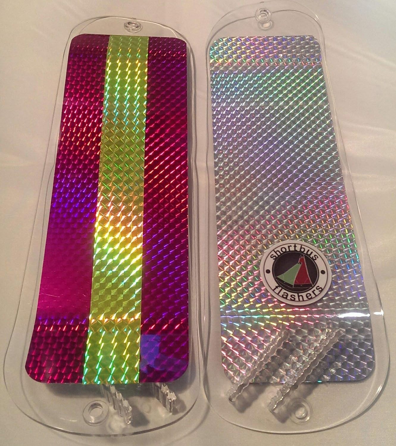 Shortbus Flashers 11" Super Series Purple / Chartreuse