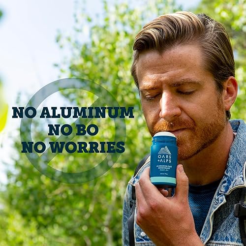 Miniatura 5 de Oars + Alps Desodorante sin aluminio para hombres y mujeres, dermatólogamente probado y fabricado con ingredientes limpios, tamaño de viaje, Aspen