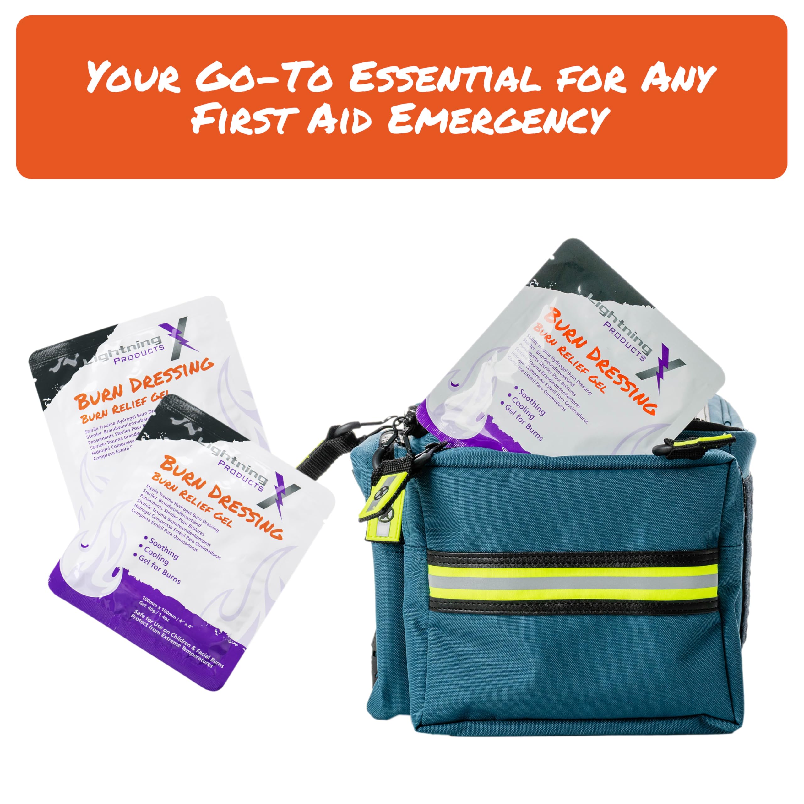 Amazon.com: Lightning X Products Cooling Burn Relief Gel 4x4 Inch