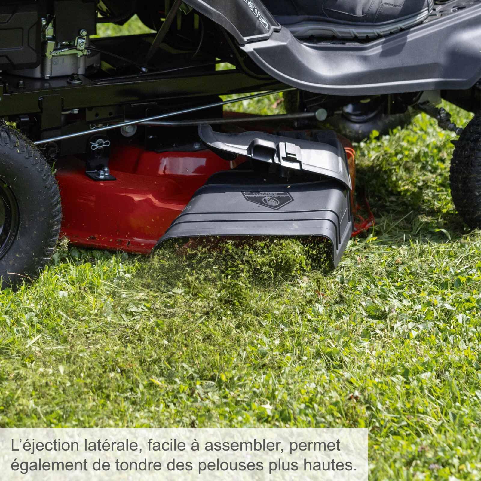 Scheppach Tondeuse autoportée Thermique MR230-61 - Moteur à Essence 4 Temps 4,4 KW/6 CV - Largeur de Coupe 61 cm - Réglage Hauteur de Coupe sur 5 Niveaux - Jardins 2600 m² - Huile + Lame incluses