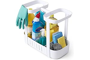 Double-Tier Bathroom Sink Storage Organizer Caddy