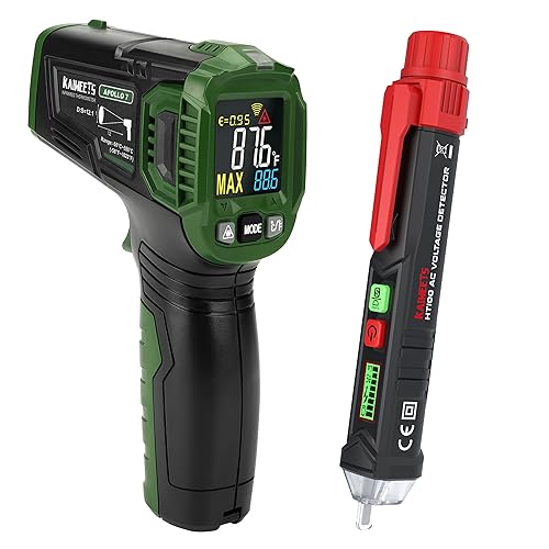 KAIWEETS Probador de voltaje y pistola de temperatura