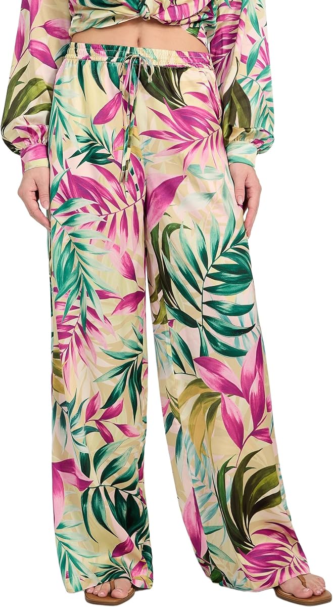 GUESS Women's Eco INES Wide Leg Jogger
