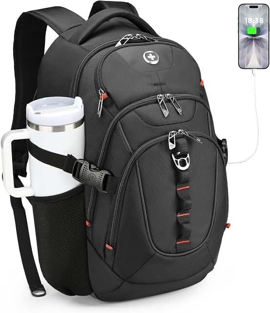 Swissdigital Design Laptop Backpack with RFID Protection