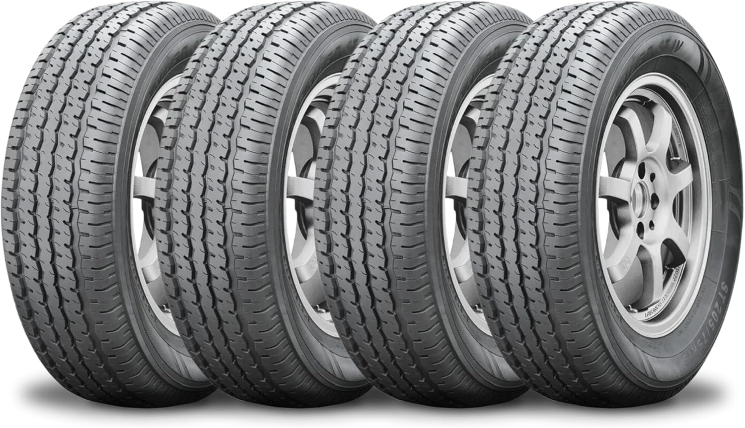 ST225/75R15 Load Range E 10 Ply Tectonic ST Tire Trailer Tire Set of 4