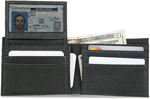 Miniatura 5 de WOLVERINE Men's RFID Blocking Rugged Bifold & Passcase Wallets (Avail in Cotton Canvas Or Leather)