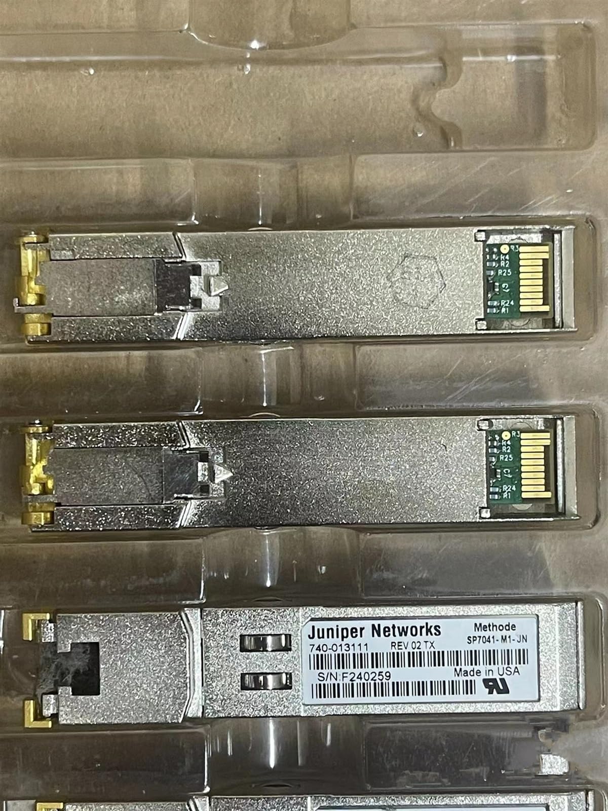 RJ45 Gigabit Ethernet 740-013111 SP7041-M1-JN REV 02 TX 1000Base-T 100m 1000Mbps SFP DO RJ45 Światłowód