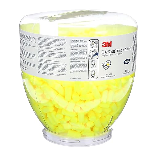 Miniatura 2 de 3.3 yard ocs1140 oreja suave amarillo Neons tapones para los oídos Recambio (caja de 500)