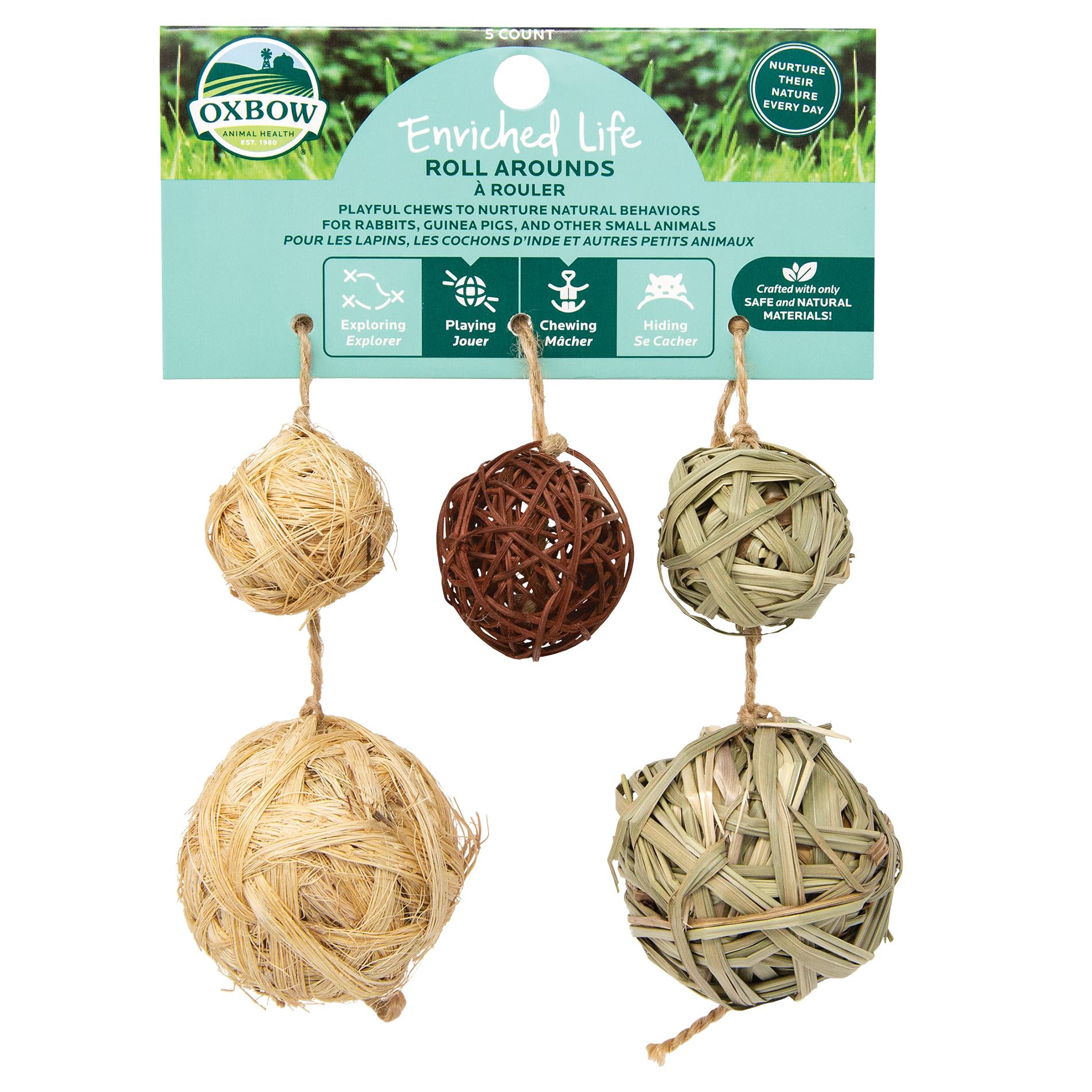 Oxbow Enriched Life Roll Arounds Encourage Natural Behavior For Small Animals
