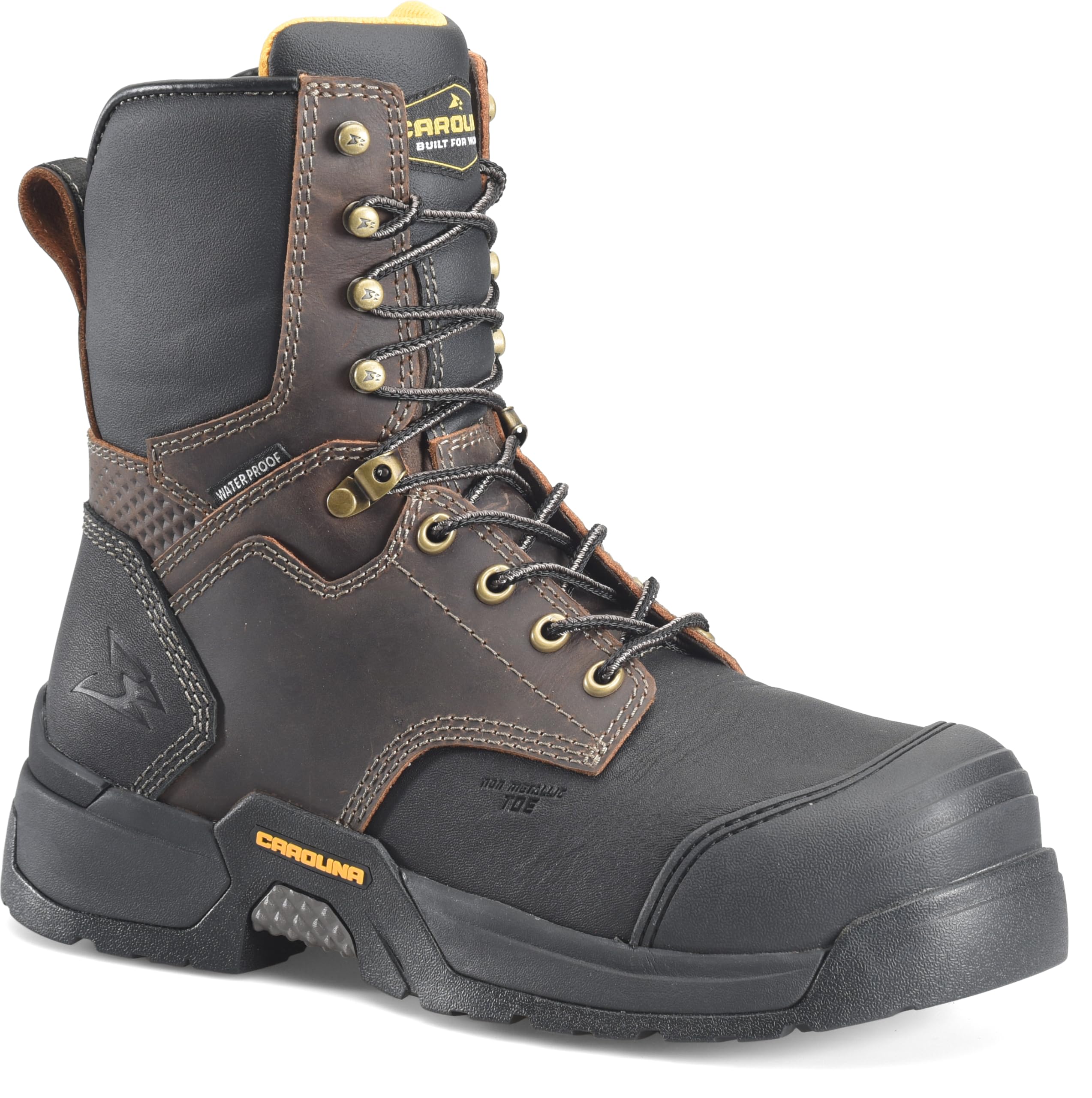 Carolina Boots Mens 8'' Safety Toe Work Boot - Durable, Comfortable Industrial-and-Construction-Boots for Tough Environments