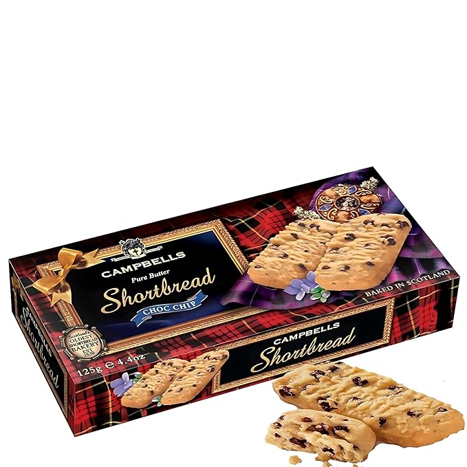 Galletas Campbells Shortbread Chocolate Chip Fingers 125g miniatura 4