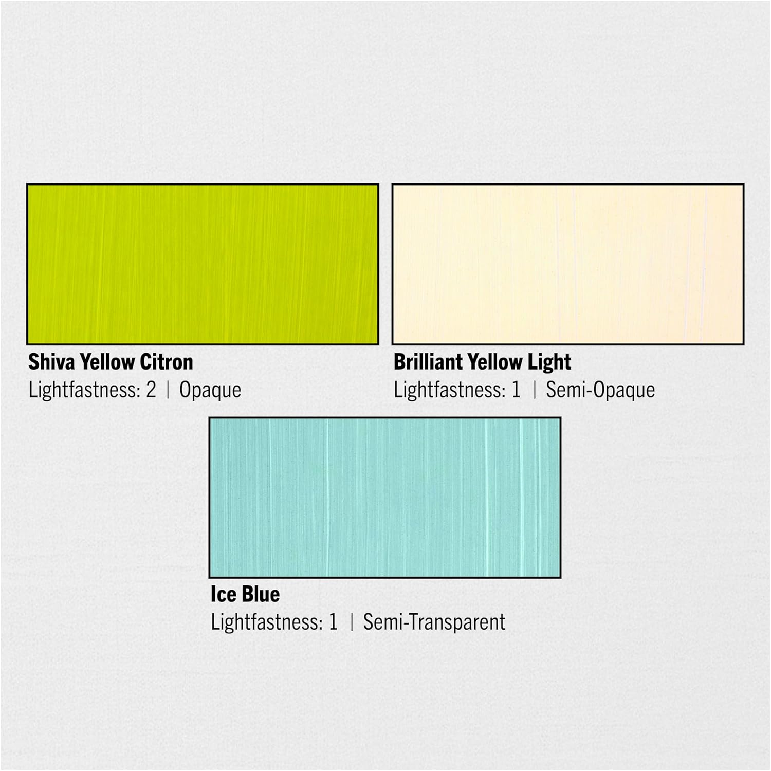 Jack Richeson & Co, Shiva Series Oil Paint Set - Signature Colors Set of 3
