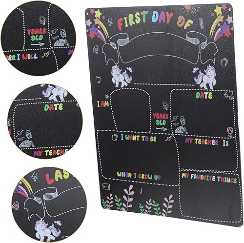 Miniatura 7 de TEHAUX Calendario magnético de 2 piezas para jardín de infantes, calendario para nevera, refrigerador, 1er día de escuela, Pizarrones para niños,