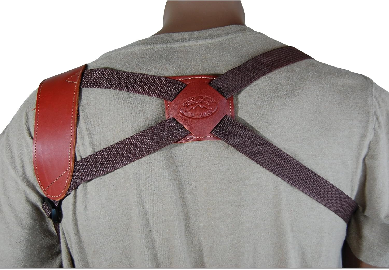 New Barsony Burgundy Leather Vertical Cross Harness Shoulder Holster for 2-3" Snub Nose Revolvers