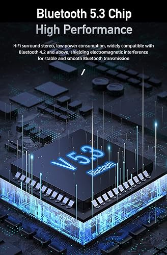 Miniatura 2 de Auriculares para juegos con micrófono en el oído auriculares inalámbricos Bluetooth 53 impermeables auriculares de larga duración de la batería modo