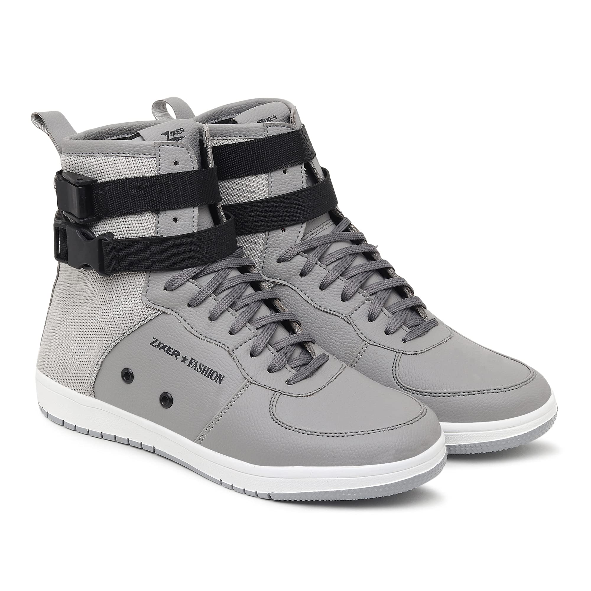 Zixer Mens Trending Chunky Style High Top Fashion Sneakers/sports/casual Shoes For Men | Ankle Casual/dancing Shoes For Men Latest || Motorcycle Riding Boots ||bike Riding Biker Boots For Boys, Mens (B0BYW1YJY9) Amazon Price History, Amazon Price Tracker