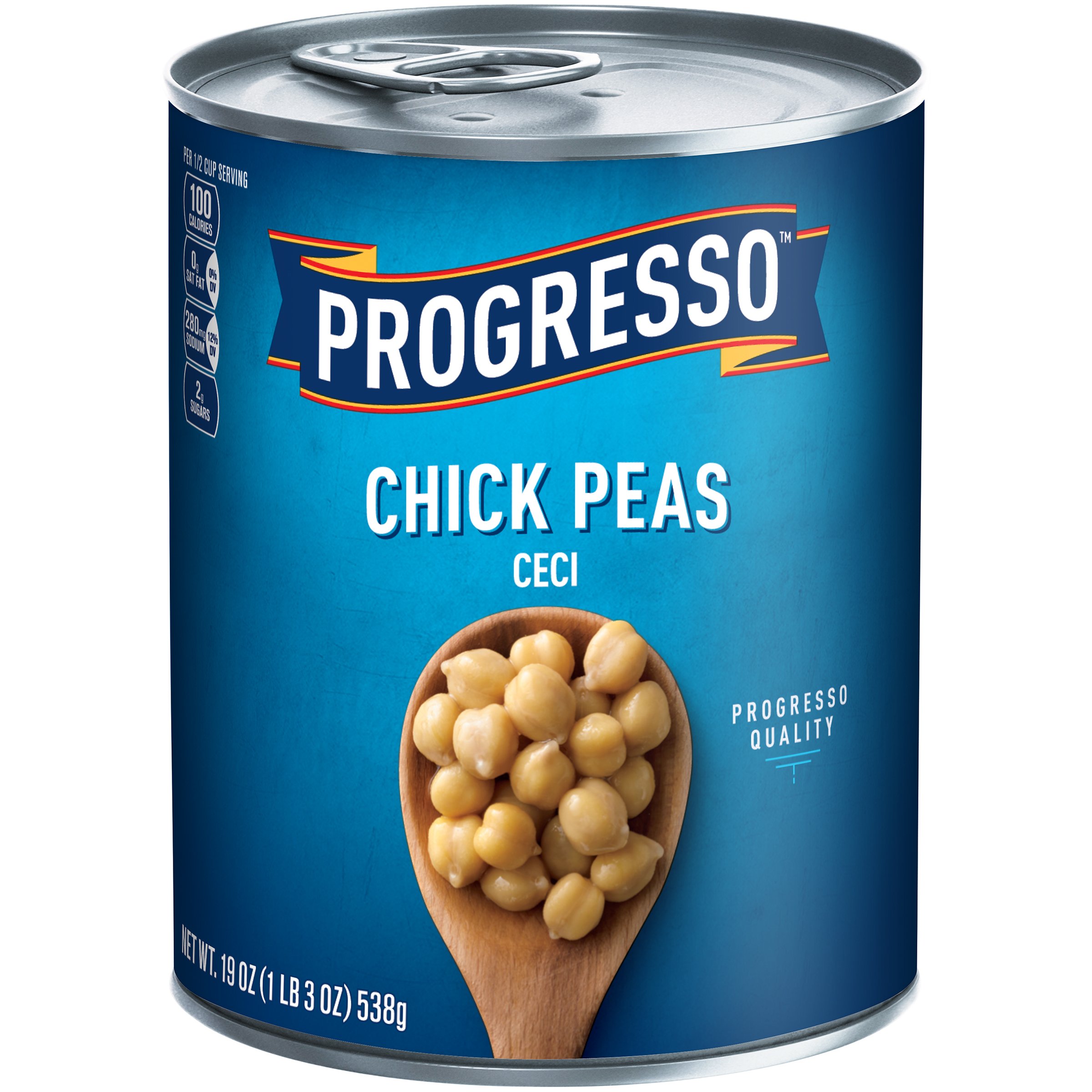 Progresso Beans, Chick Peas Ceci, 19 ounce