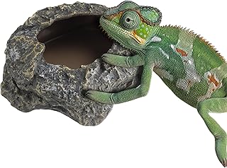 Navaris Worm Feeder Bowl for Reptiles - Food & Water Bowl for Reptiles - Turtle Accessories - Terrarium Accessories - Bearded Dragons Accessories - Easy to Clean product image