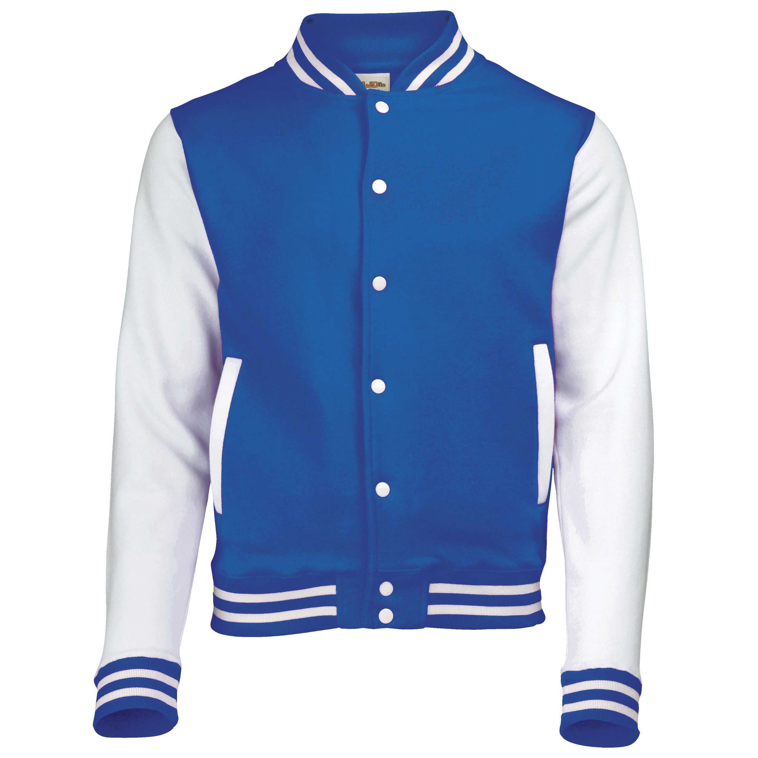 Mazclothing Royal Blue / White Awdis Varsity Jacket Jh043 (S, )