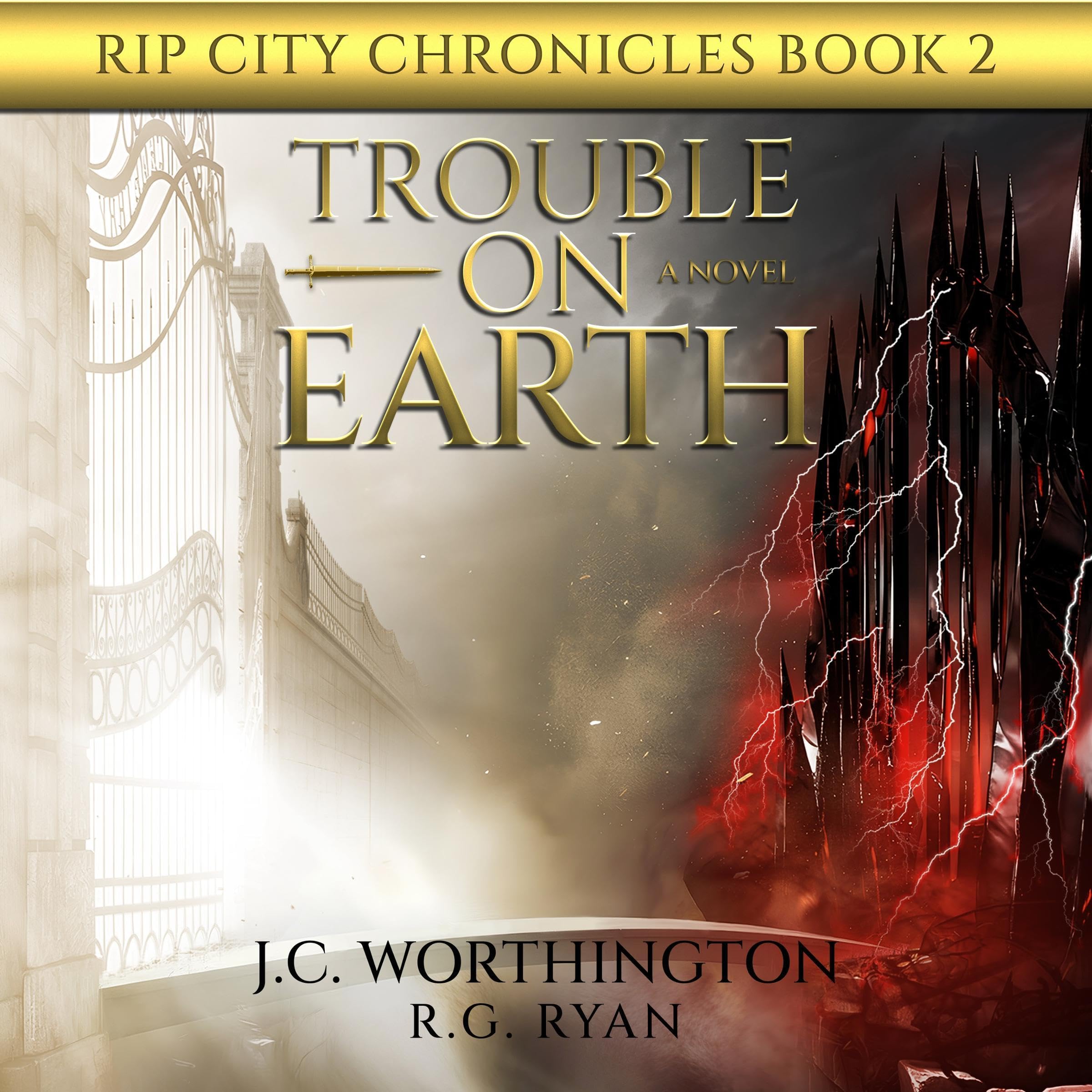 Cover art for Trouble on Earth